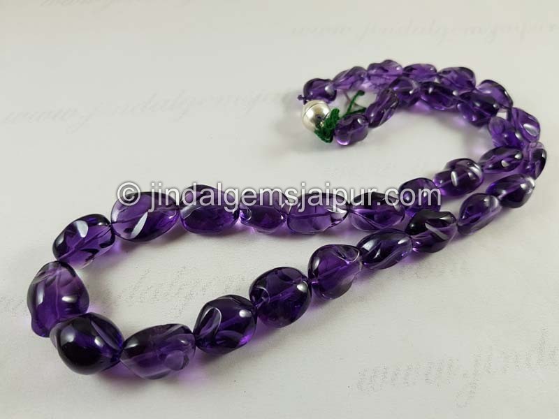 Amethyst Smooth Irregular Nugget Beads